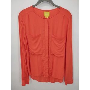 Maeve women's Rayon Salmon top size 8
